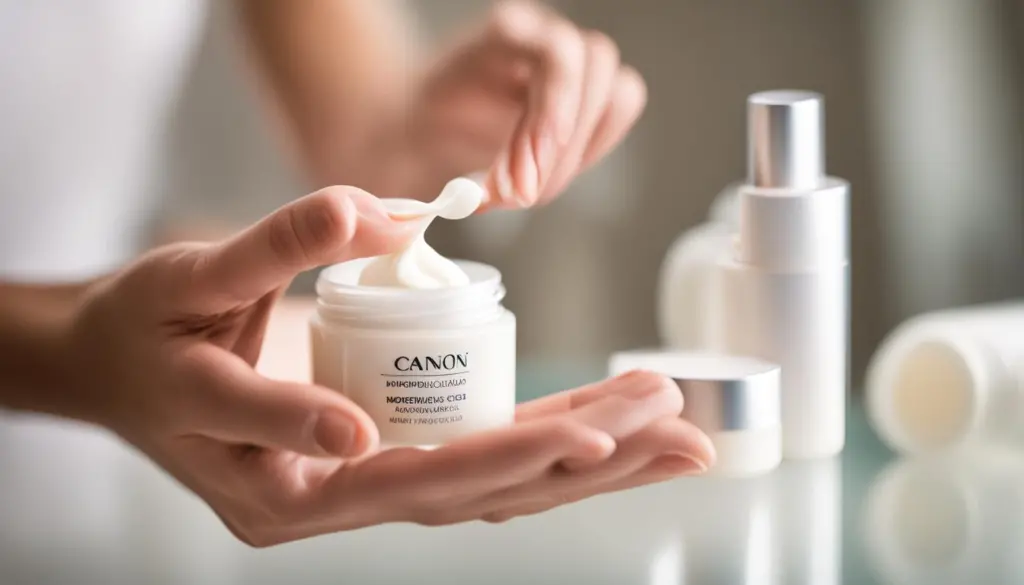 moisturising cream for night time skincare