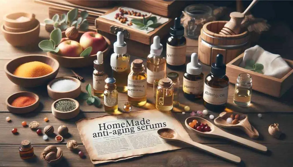 home made anti-aging serums