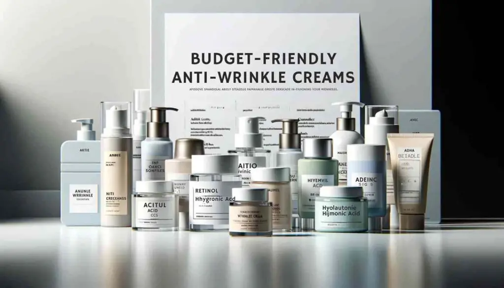 budget-friendly anti-wrinkle creams